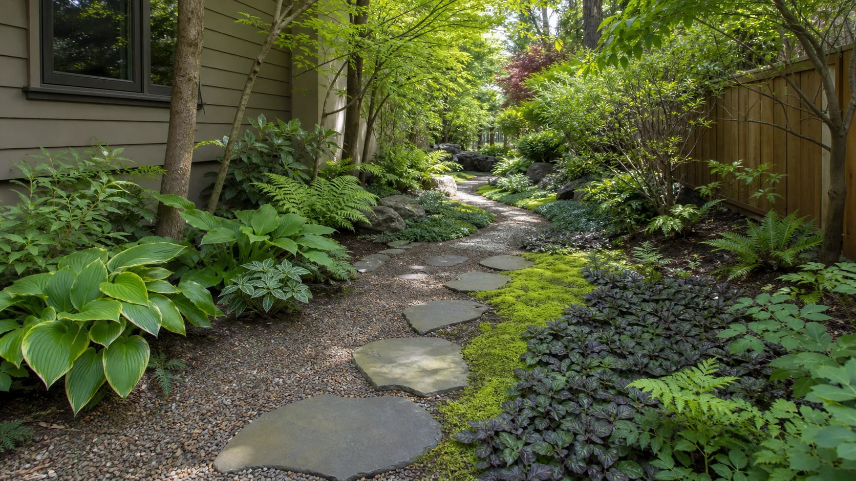 No-Grass Shade Yard Ideas: Best Ground Covers, Gravel & Pathways