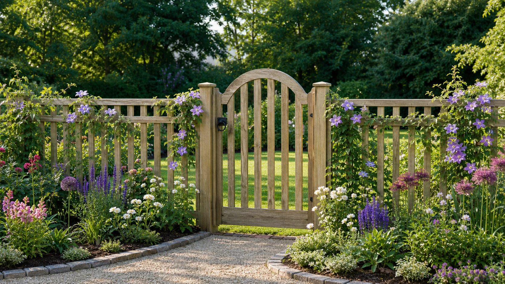 garden fence ideas decorative