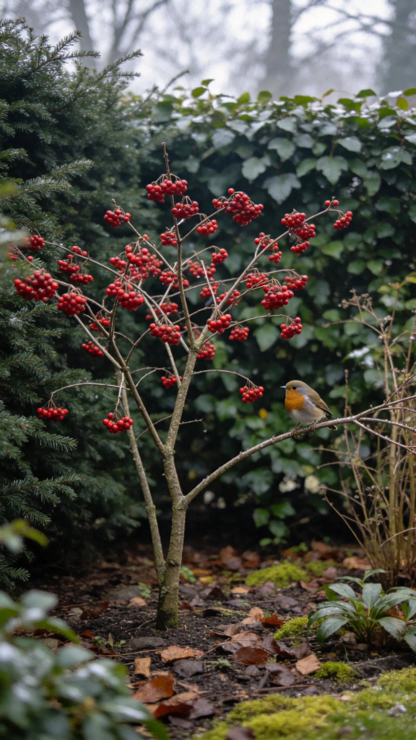 6. Create a Berry-Filled Wildlife Corner