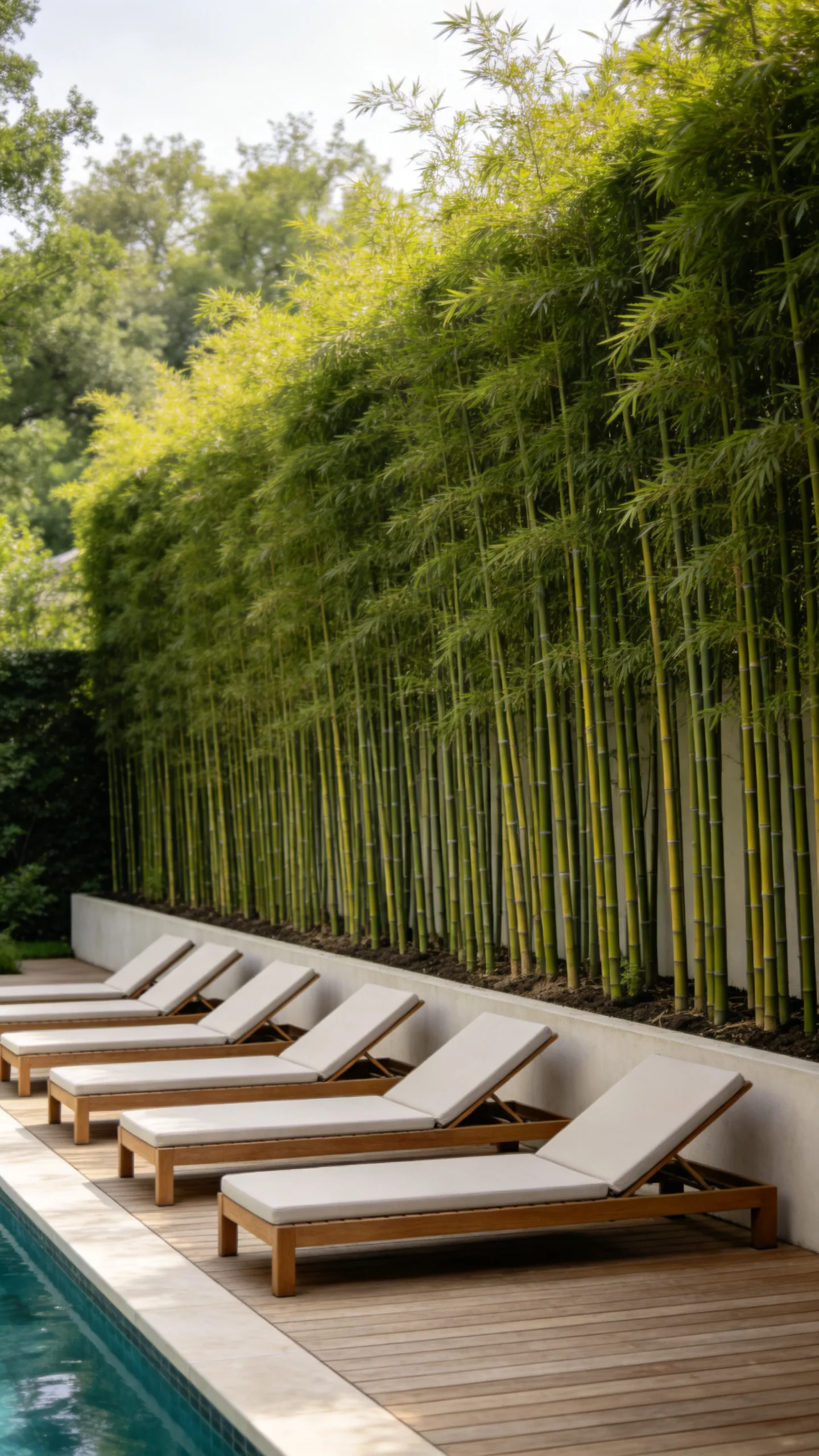 10. Add a Privacy Screen With Clumping Bamboo