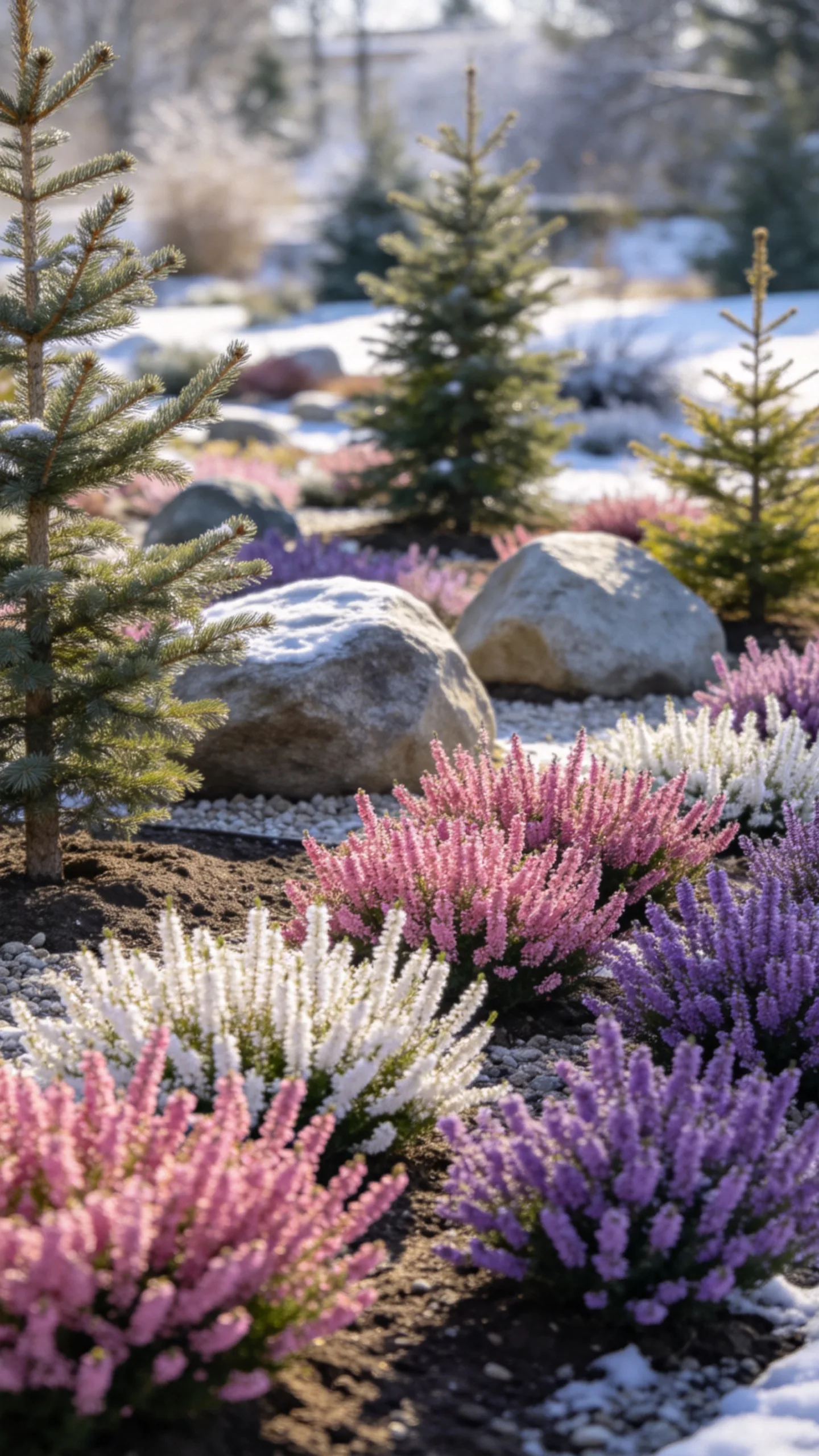 12. Weave Winter Heather Through a Sunny Bed