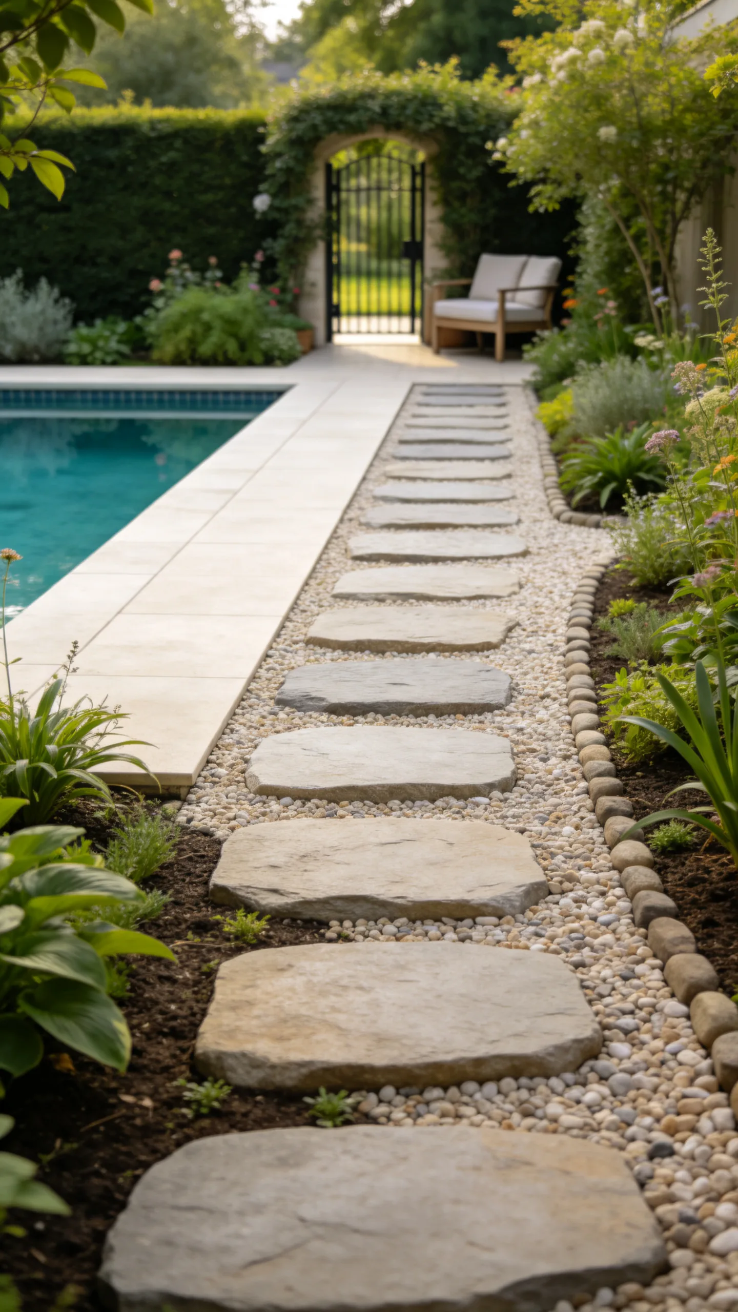 15. Use Stepping-Stone Paths to Connect Garden Zones