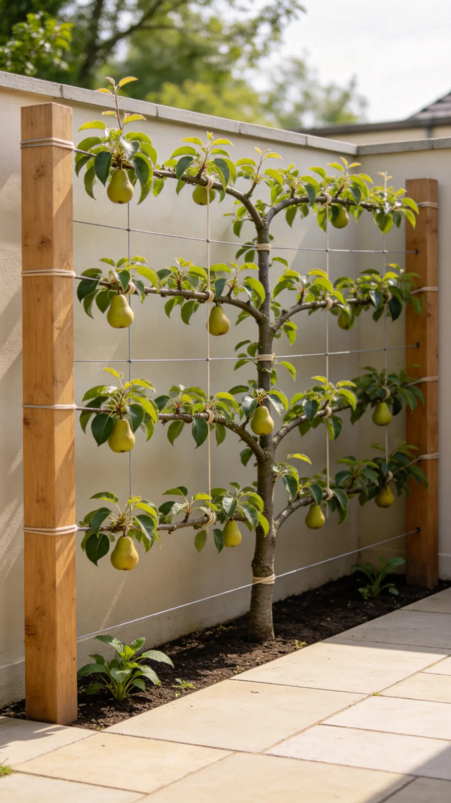 17. Screen a Boundary With a Pleached or Espaliered Plant