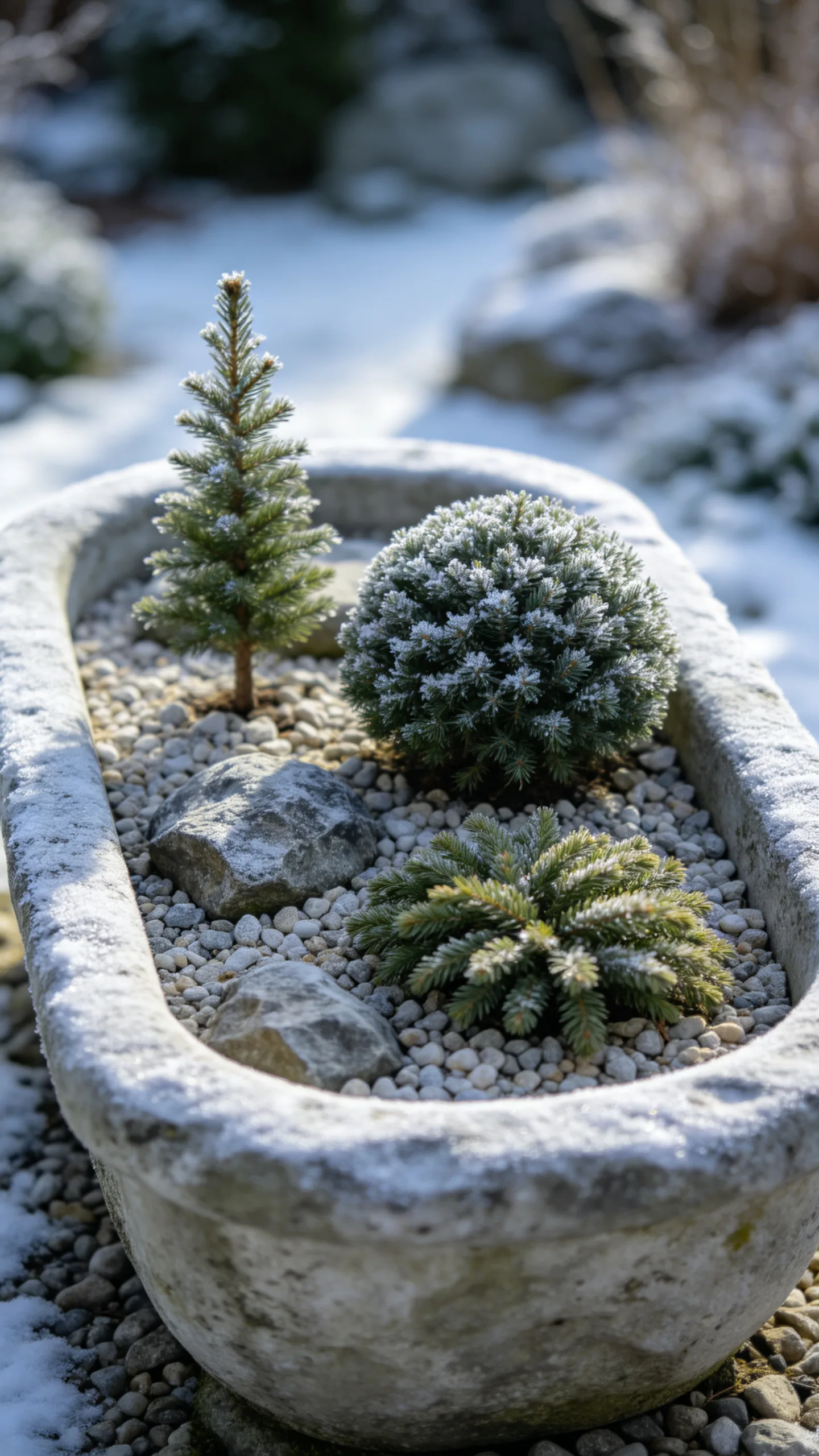 20. Build a Miniature Conifer Trough Garden