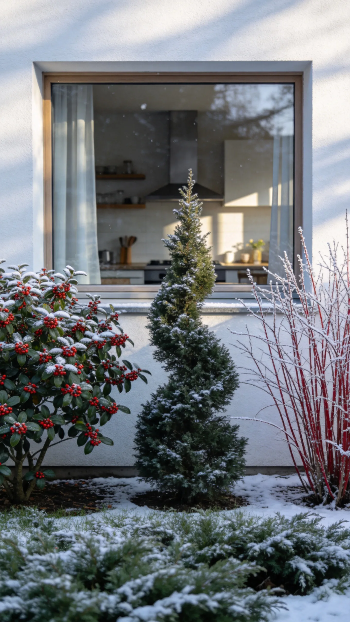 24. Design a Winter View From an Indoor Window